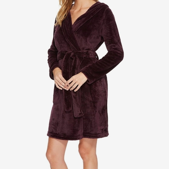 UGG Miranda Fleece Hoodie Robe💜 - Picture 2 of 13